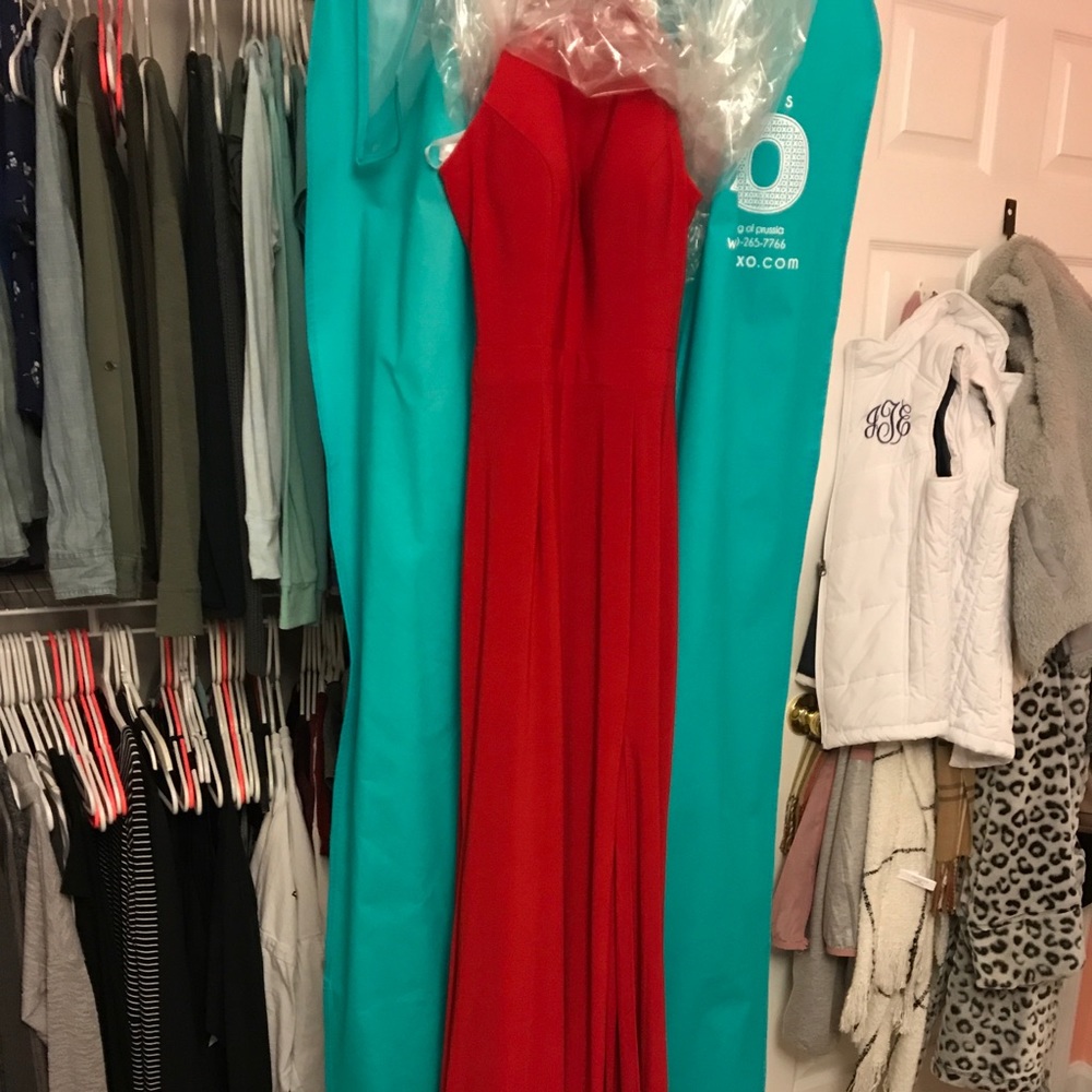Never worn red prom dress from formals xo. - Picture 3 of 3